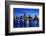 Miami City by Night-vent du sud-Framed Photographic Print