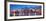 Miami City Skyline Panorama at Dusk with Urban Skyscrapers and Bridge over Sea with Reflection-Songquan Deng-Framed Photographic Print