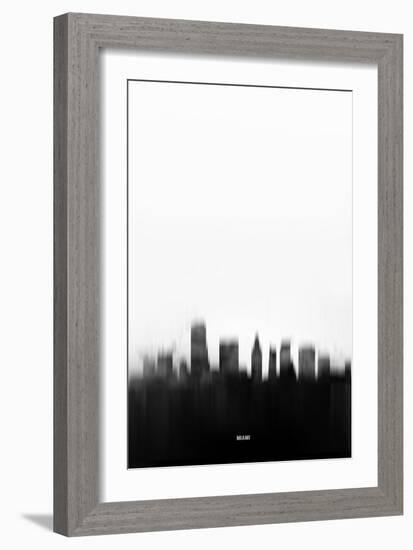 Miami Downtown-NaxArt-Framed Art Print