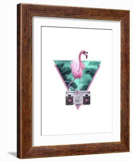 Miami Flamingo-Robert Farkas-Framed Giclee Print