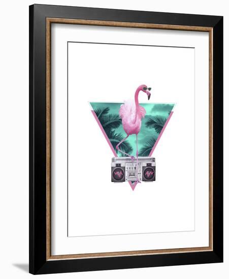 Miami Flamingo-Robert Farkas-Framed Giclee Print