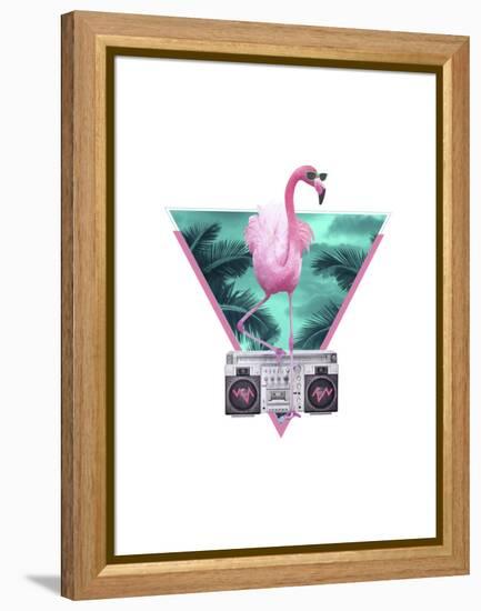 Miami Flamingo-Robert Farkas-Framed Premier Image Canvas