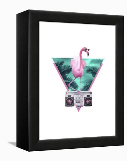 Miami Flamingo-Robert Farkas-Framed Premier Image Canvas