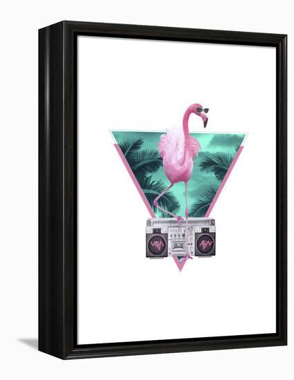 Miami Flamingo-Robert Farkas-Framed Premier Image Canvas