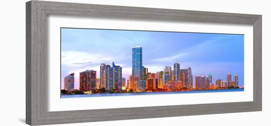 Miami Florida at Sunset-Fotomak-Framed Photographic Print