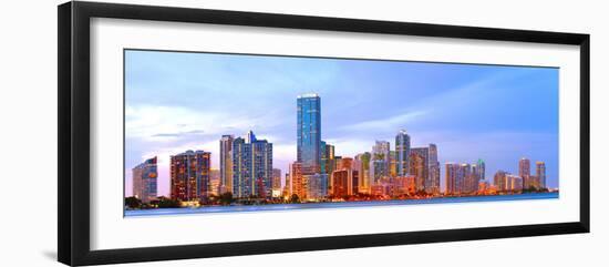 Miami Florida at Sunset-Fotomak-Framed Photographic Print