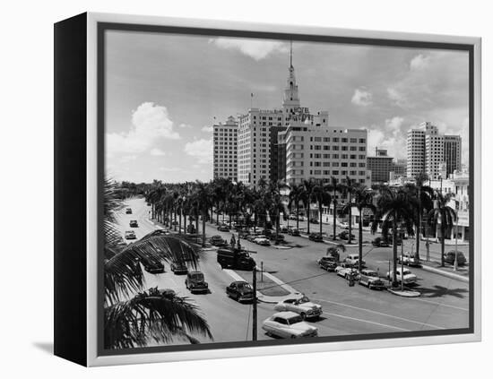 Miami, Florida, Circa 1951-null-Framed Stretched Canvas