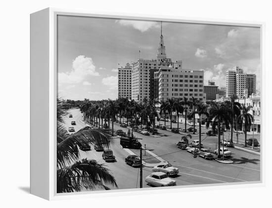 Miami, Florida, Circa 1951-null-Framed Stretched Canvas