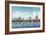 Miami, Florida - Skyline View of Skyscraper Hotels-Lantern Press-Framed Art Print