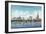 Miami, Florida - Skyline View of Skyscraper Hotels-Lantern Press-Framed Art Print