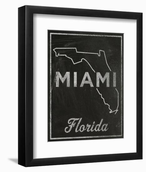 Miami, Florida-John Golden-Framed Art Print