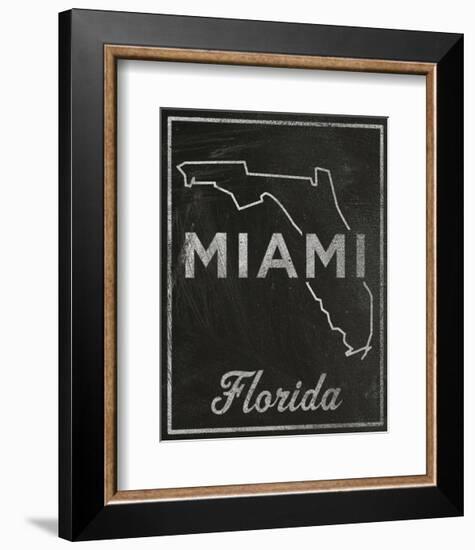 Miami, Florida-John Golden-Framed Art Print