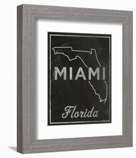 Miami, Florida-John Golden-Framed Art Print