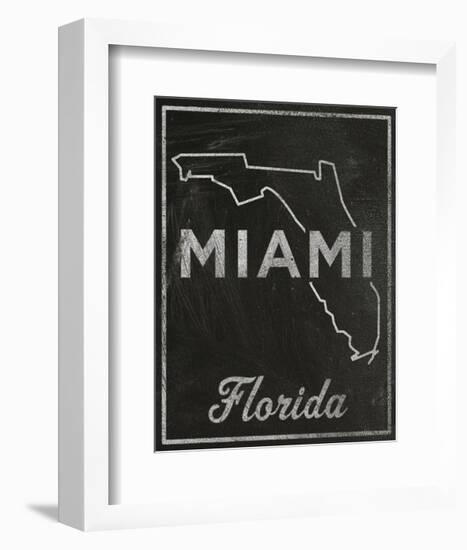 Miami, Florida-John Golden-Framed Art Print
