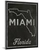 Miami, Florida-John Golden-Mounted Art Print
