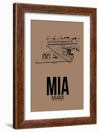 Miami MIA Airport I-null-Framed Art Print