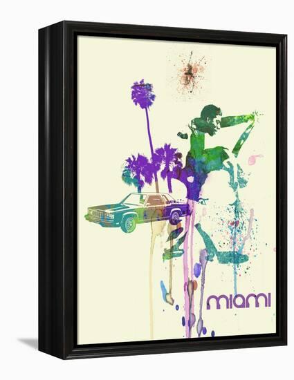 Miami Romance-NaxArt-Framed Stretched Canvas