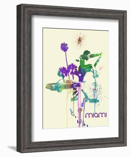 Miami Romance-NaxArt-Framed Art Print