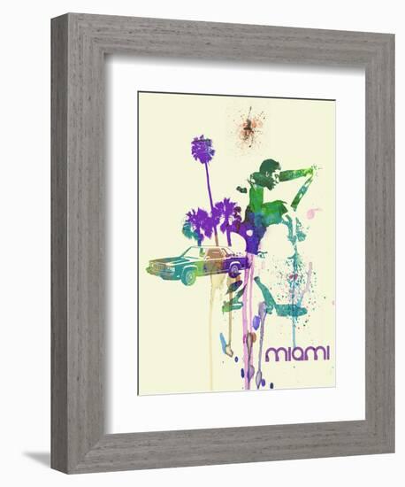 Miami Romance-NaxArt-Framed Art Print