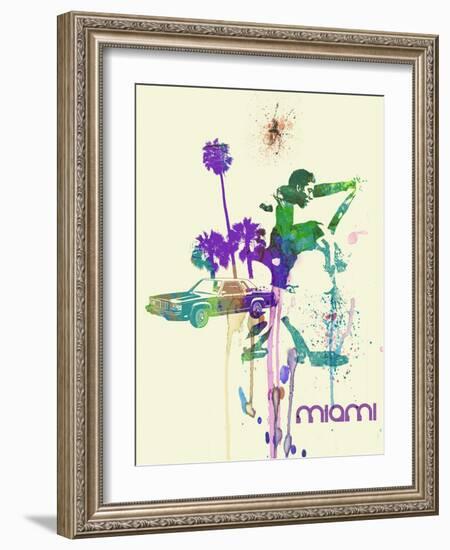 Miami Romance-NaxArt-Framed Art Print