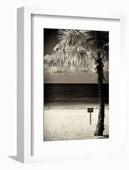 Miami Sign on the Beach - Florida-Philippe Hugonnard-Framed Photographic Print