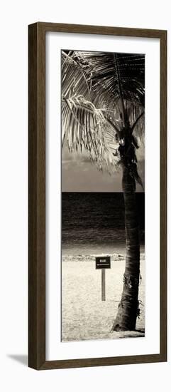 Miami Sign on the Beach - Florida-Philippe Hugonnard-Framed Photographic Print