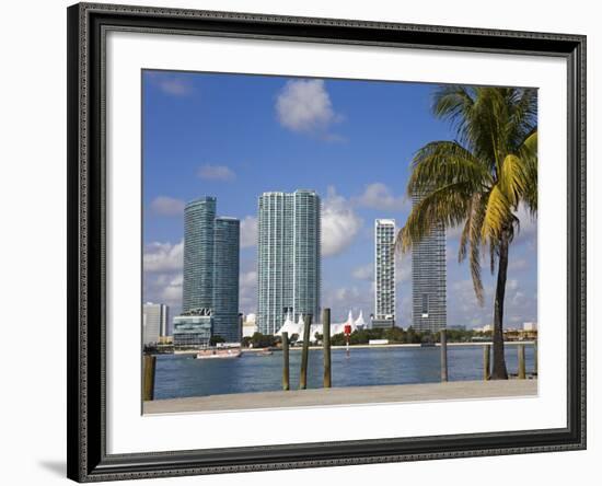 Miami Skyline, Florida, United States of America, North America-Richard Cummins-Framed Photographic Print