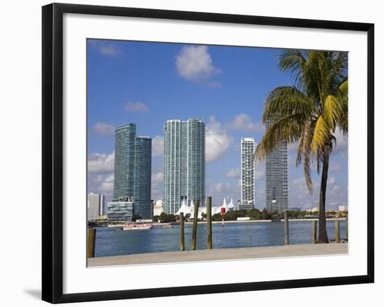 Miami Skyline, Florida, United States of America, North America-Richard Cummins-Framed Photographic Print