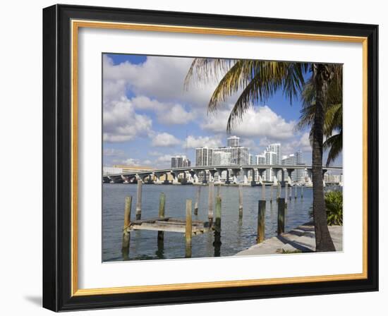 Miami Skyline, Florida, United States of America, North America-Richard Cummins-Framed Photographic Print