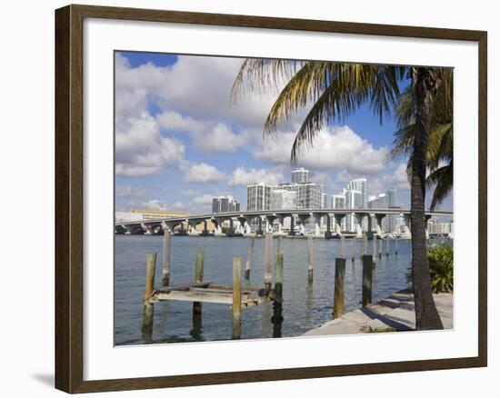 Miami Skyline, Florida, United States of America, North America-Richard Cummins-Framed Photographic Print