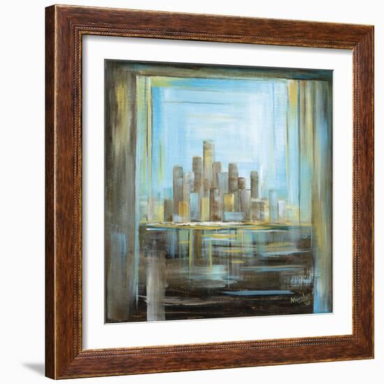 Miami Skyline-Marilyn Dunlap-Framed Art Print