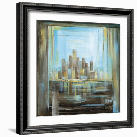 Miami Skyline-Marilyn Dunlap-Framed Art Print