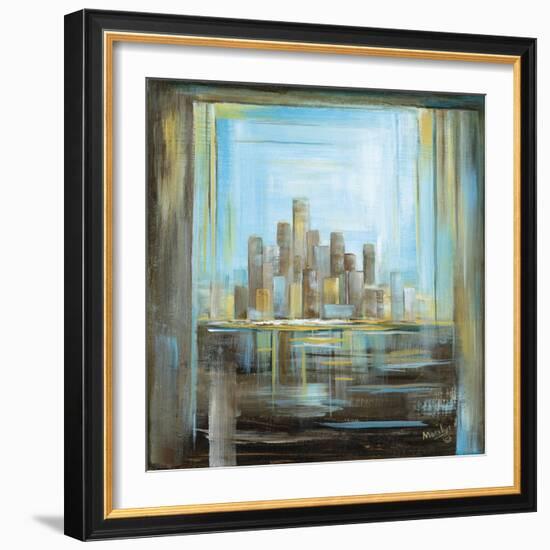 Miami Skyline-Marilyn Dunlap-Framed Art Print