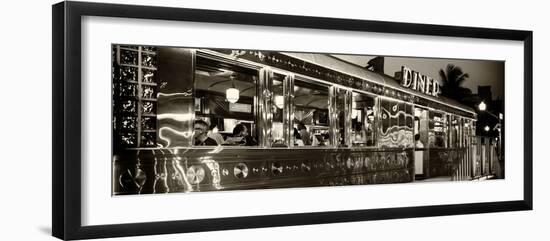 Miami South Beach and Art Deco - Diner Restaurant - Florida - USA-Philippe Hugonnard-Framed Photographic Print