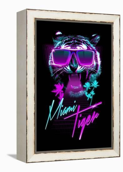 Miami Tiger-Robert Farkas-Framed Stretched Canvas