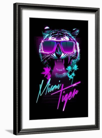 Miami Tiger-Robert Farkas-Framed Art Print