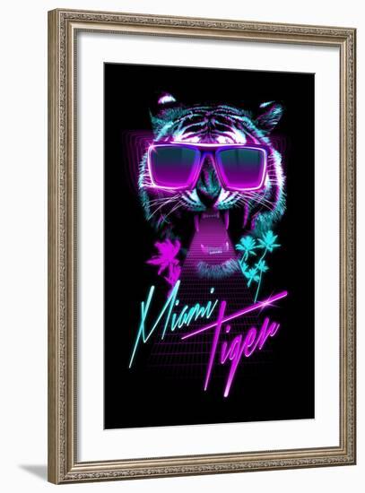 Miami Tiger-Robert Farkas-Framed Art Print