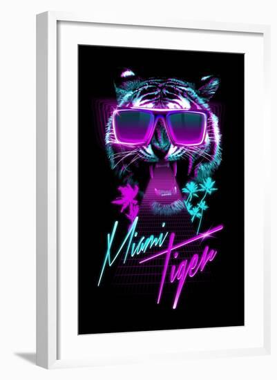 Miami Tiger-Robert Farkas-Framed Art Print