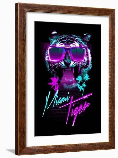 Miami Tiger-Robert Farkas-Framed Art Print