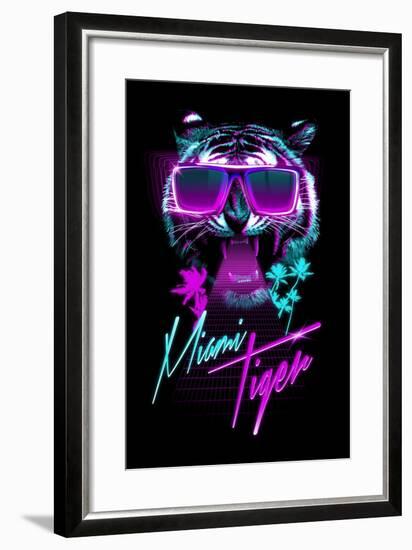 Miami Tiger-Robert Farkas-Framed Art Print