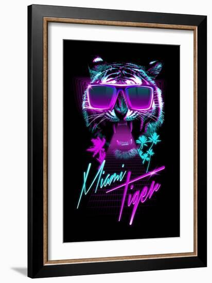 Miami Tiger-Robert Farkas-Framed Premium Giclee Print