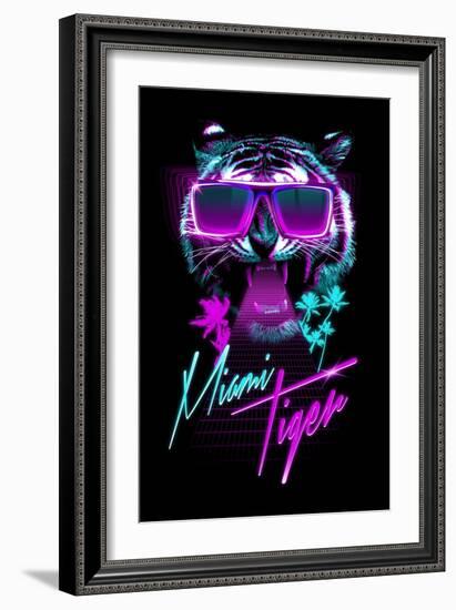 Miami Tiger-Robert Farkas-Framed Premium Giclee Print