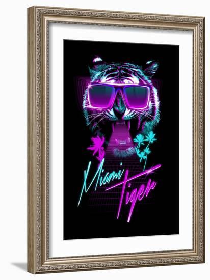 Miami Tiger-Robert Farkas-Framed Giclee Print