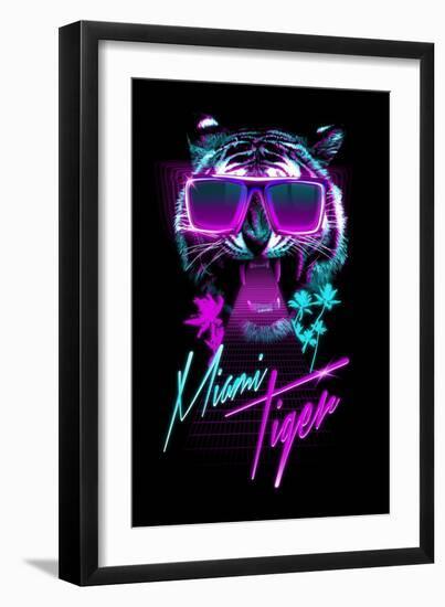 Miami Tiger-Robert Farkas-Framed Giclee Print