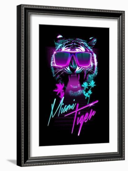 Miami Tiger-Robert Farkas-Framed Giclee Print