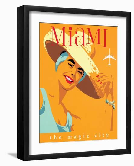 Miami Travel-unknown unknown-Framed Art Print