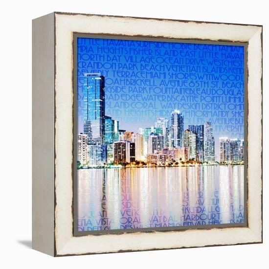 Miami Vibe-GI ArtLab-Framed Premier Image Canvas