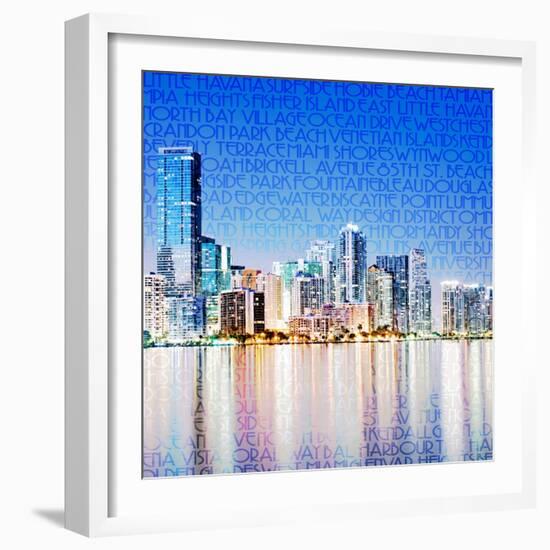Miami Vibe-GI ArtLab-Framed Giclee Print