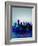 Miami Watercolor Skyline-NaxArt-Framed Art Print