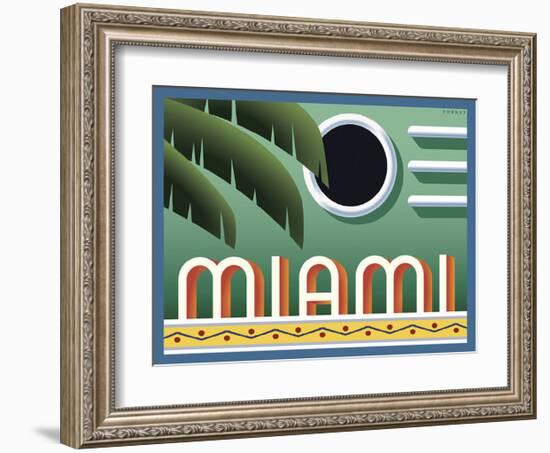 Miami-Steve Forney-Framed Giclee Print